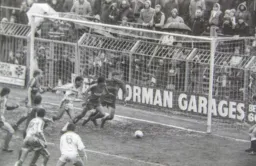 Brian Stein sees the ball squirm away