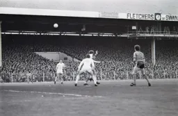 Brian Stein’s effort heads towards the goal