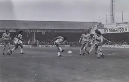 Brian Stein shoots from the edge of the box