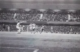 Godfrey Ingram gets a strike in