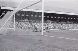 Brian Stein equalises from inside the six yard box