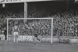 Steve White after netting the leveller