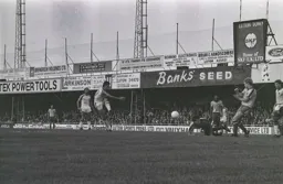 Lil Fuccillo drives from the edge of the box