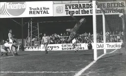 Brian Stein heads home his second goal