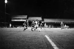 Steve White through the Wanderers defence