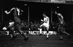 Steve White slots in the first Town goal