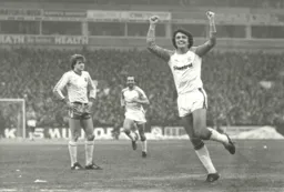 Raddy Antic looks pleased with himself after opening the scoring