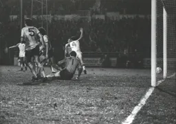 Brian Horton wheels away after scoring the late winner