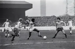 Ricky Hill going down the middle