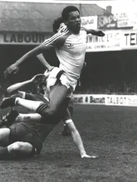 Brian Stein tumbles in the area