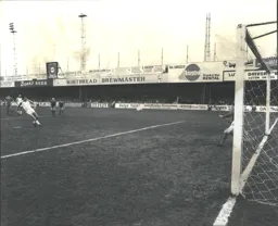 David Moss shows his prowess from the spot