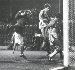 Intense pressure on the Wrexham defence