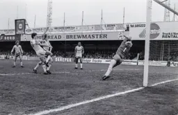 Steve White has his shot saved