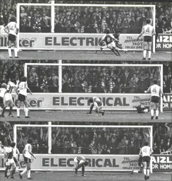 Alan Judge saves a last minute Millers penalty