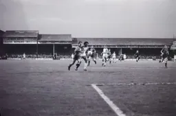 Ricky Hill drives into the box