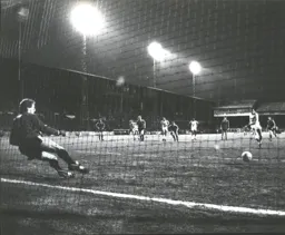 David Moss nets the Town's third goal from the spot