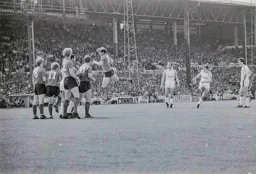 David Moss fires his free kick into the Barnsley wall