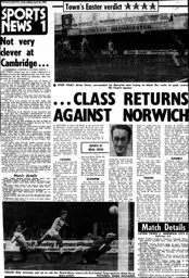 Luton Town FC vs Norwich City (12th Apr 1982) | Hatters Heritage | A ...