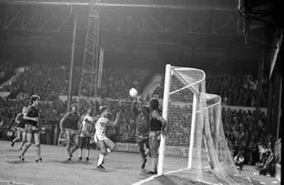 Paul Walsh makes the keeper punch clear