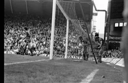 Liverpool, defenders take the ball out of the net