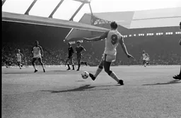 Paul Walsh crosses for Brian Stein to score