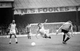 Brian Stein sent flying