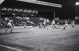 David Moss watches as keeper claims the ball