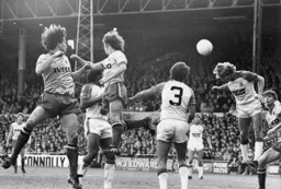 Kirk Stephens clears the danger