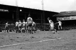 Paul Walsh watches the ball fly over the wall