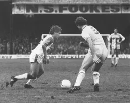 Paul Walsh tries to find a way through.