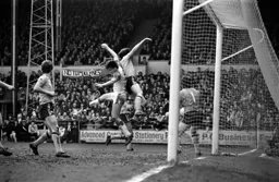 Trevor Aylott in amongst it