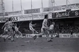 Mal Donaghy heads for goal