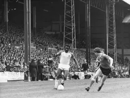 TV camera follows Ricky Hill`s progress