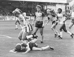 Paul Walsh leaves the Sunderland defence trailing in his wake