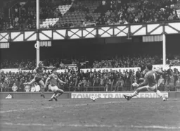Paul Walsh beats Neville Southall for the games only goal