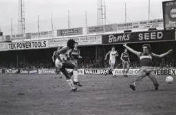 P)96 Ricky Hill shoots from inside the box