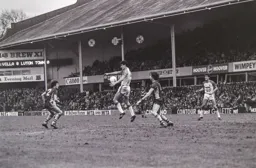 Trevor Aylott brings the ball under control