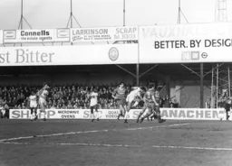 A shot from Brian Stein fails to break the deadlock