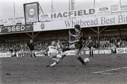 Brian Horton gets stuck in