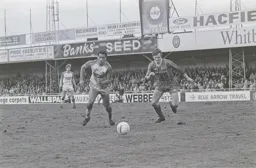 Brian Stein drives into the box