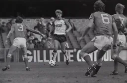 Tim Breacker moves forward with the ball