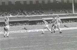 Trevor Aylott playing his last game for the Town