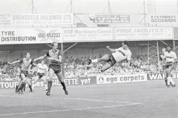 Brian Stein shows his flying skills