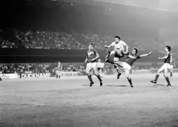 Frankie Bunn crashes through the Ipswich defence