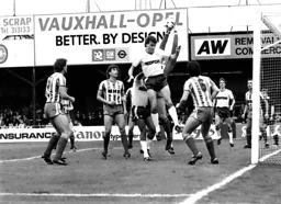 Mal Donaghy challenges the Wednesday keeper