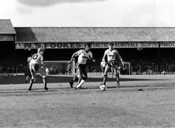 Mitchell Thomas bursts through the Watford defence
