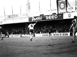 Brian Stein celebrates his injury time equaliser