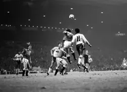 Vince Hilaire rises high with the United defence