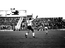 Emeka Nwajiobi celebrating his goal