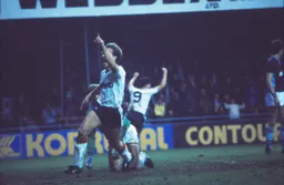 David Preece wheels away in delight